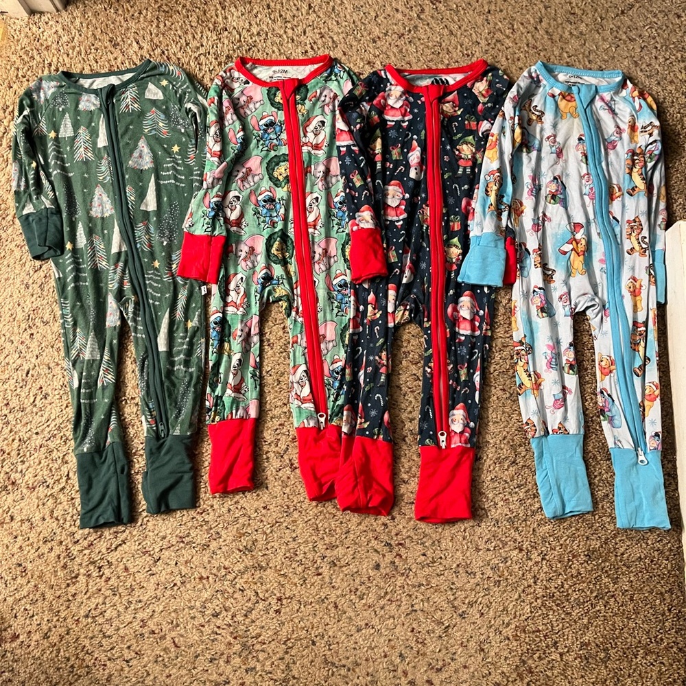 6-12m bamboo Christmas bundle